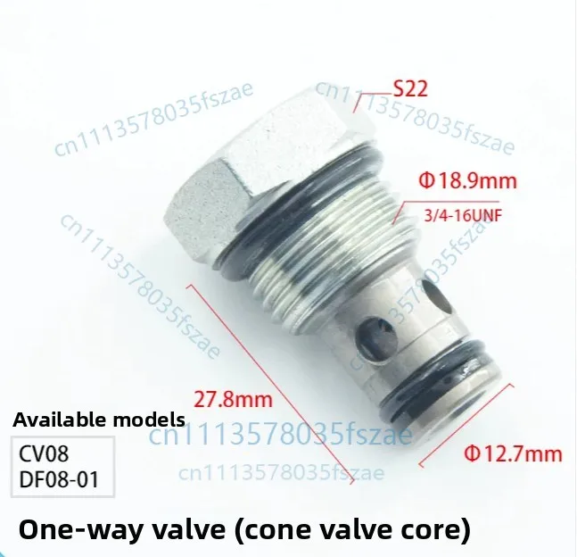 Accessories 1pcs pressure maintaining valve pressure relief one-way valve cv08