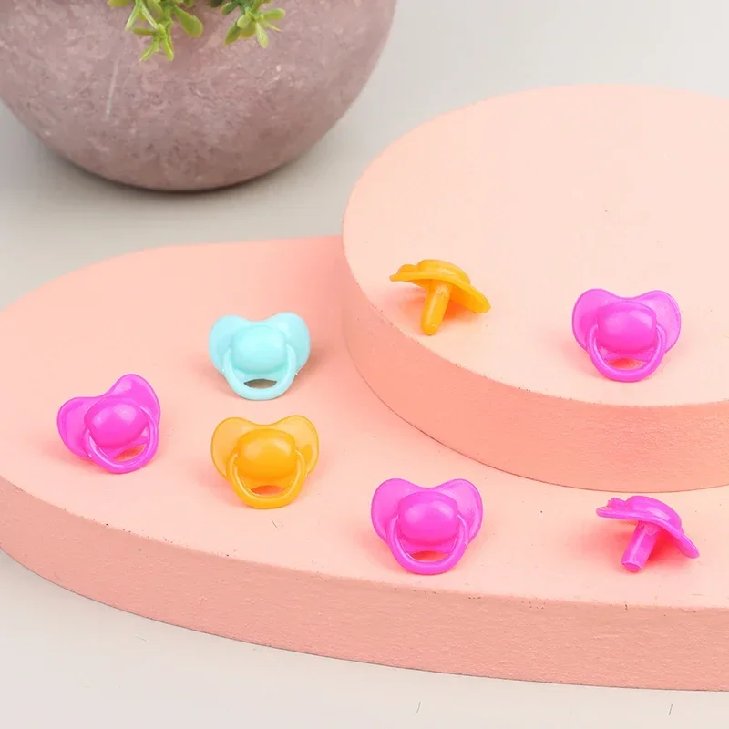 20Pcs Dollhouse Miniature Doll Pacifier Expression Pacifier For Doll Accessories Kids Pretend Play Toys