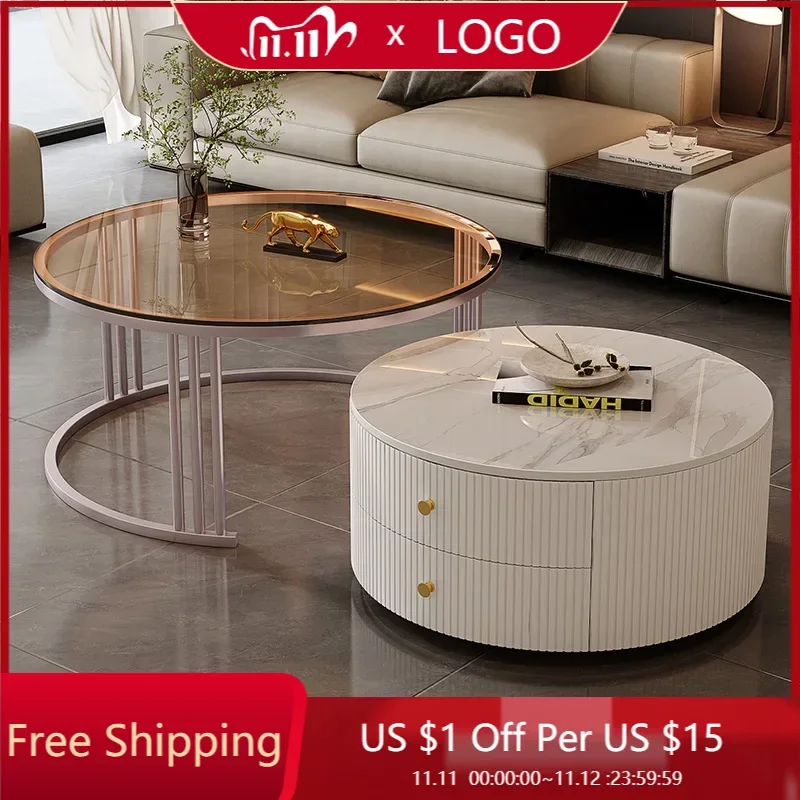 Design Gold Coffee Table White Modern Neat Liftable Minimalist Coffee Table Wood Tavolino Da Salotto Living Room Furnitures