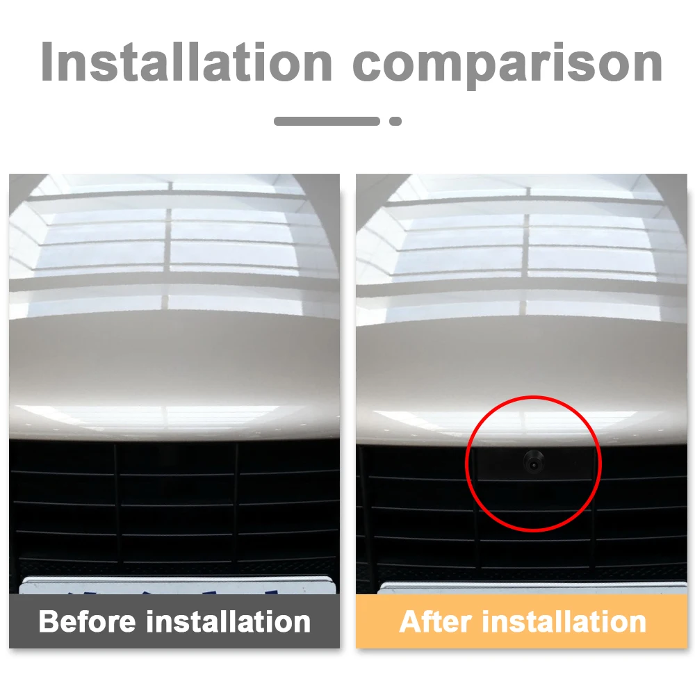 Carsanbo Car Front View Camera For Porsche 2014 2015 2016 2017 Macan Fisheye 150° Lens Parking Monitoring