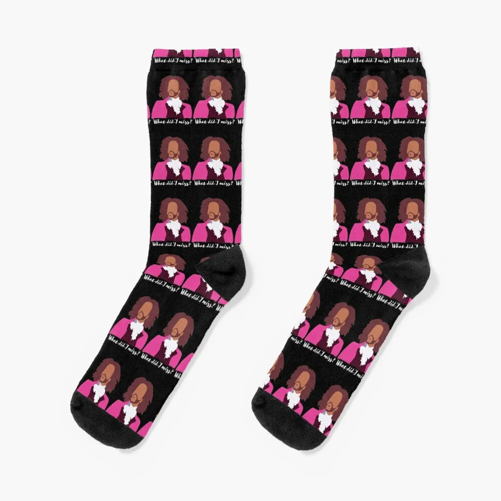 Hamilton Daveed Diggs as Jefferson black Socks hockey loose men cotton high quality Men's Socks Women's