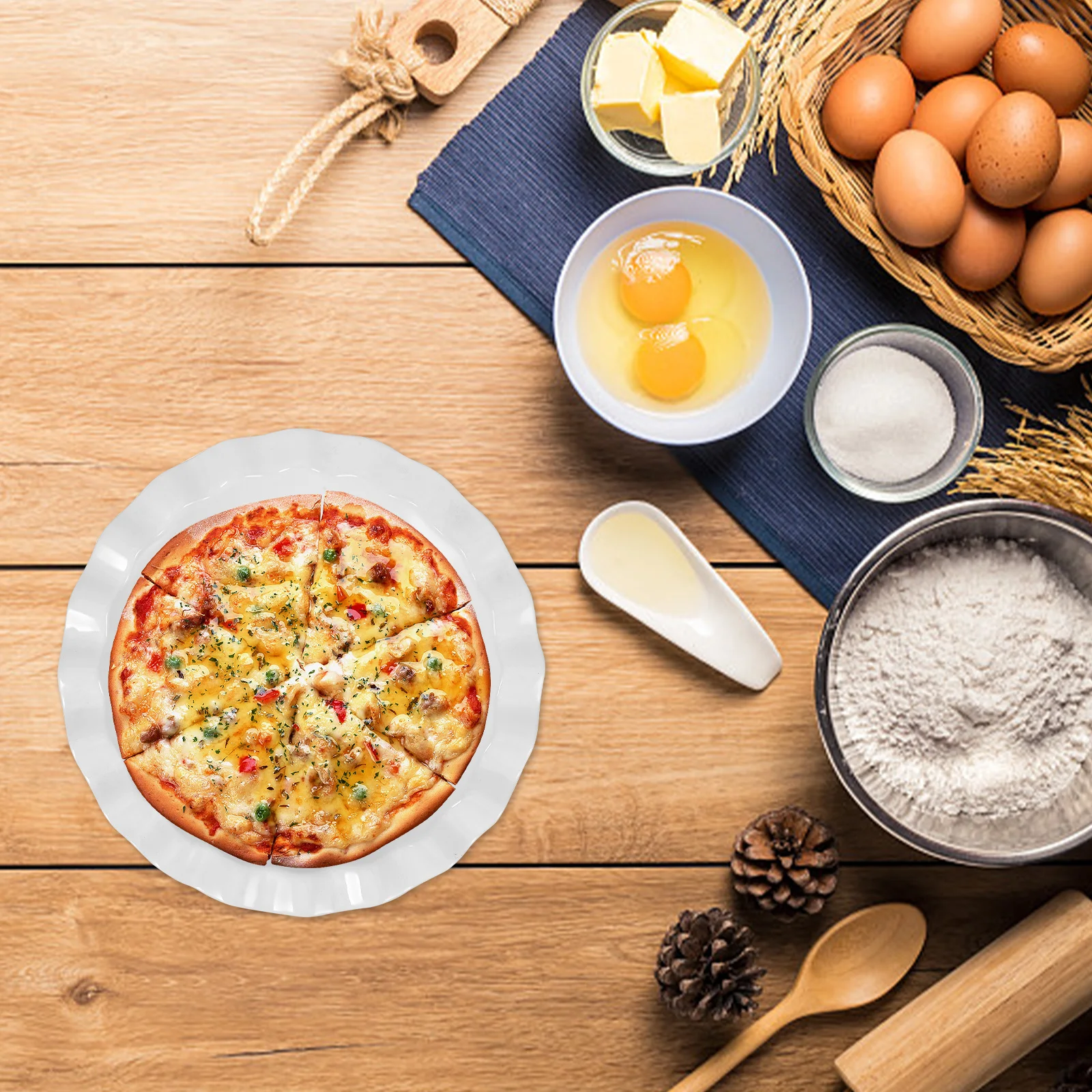 

Керамическая форма для выпечки с антипригарным покрытием, круглая форма для торта, безопасная и удобная в духовке, керамическая форма для выпечки, глубокая форма для пирога