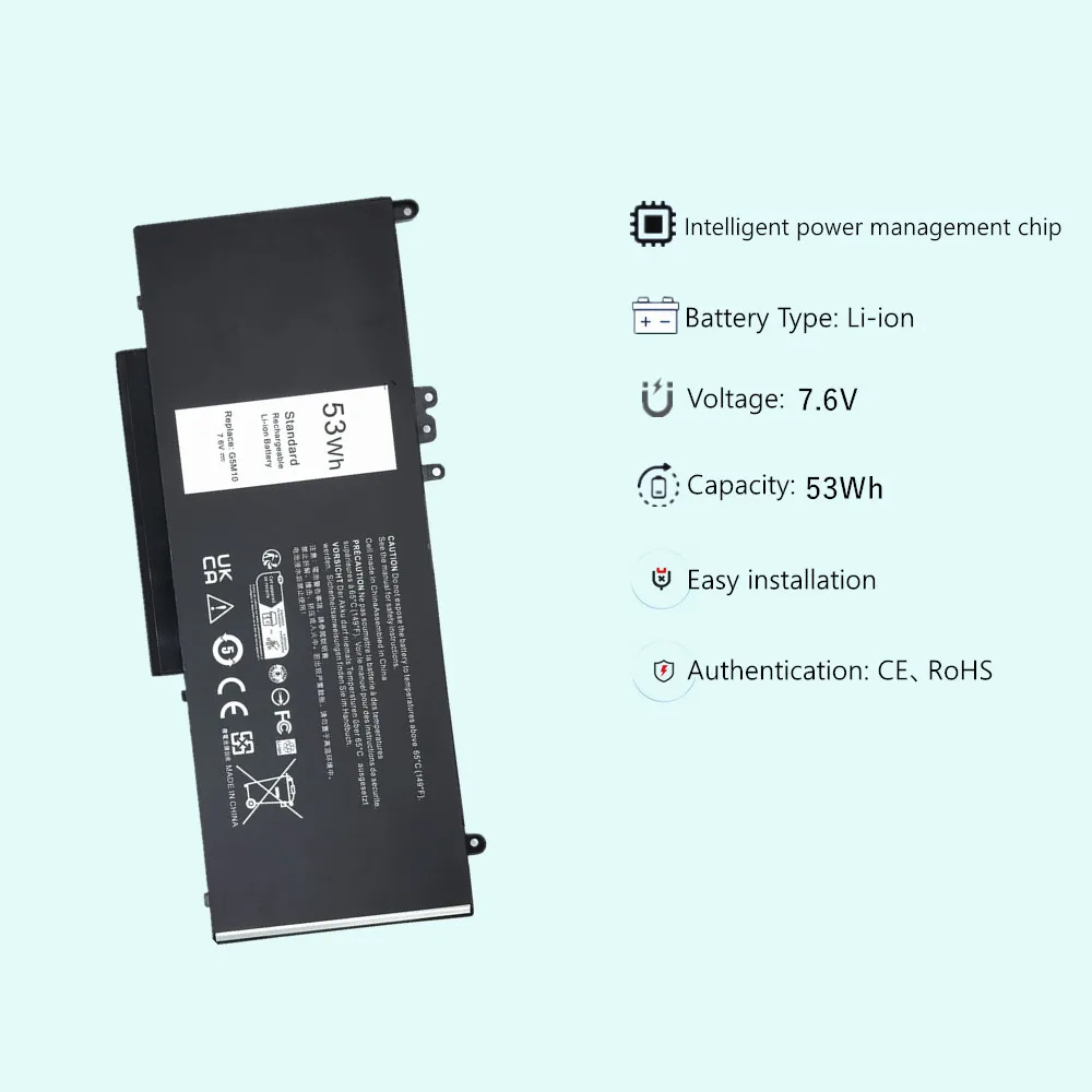 G5M10 RYXXH Laptop Battery For Dell Latitude E5250 E5450 E5550 8V5GX R9XM9 WYJC2 1KY05