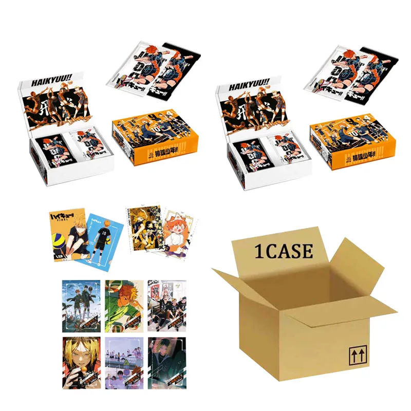 

Wholesales HAIKYUU!! Collection Cards Booster Box FUYOUYUZHOU The Dumpster Battle 1case Board Games For Birthday Children