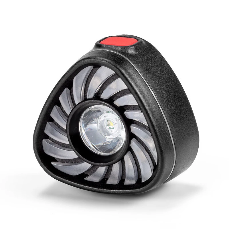 USB Rechargeable Mini Bike Headlight, White and Red Light, LED Headlamp, Flashlights, Back Magnet, Hook, Bicycle Safety Light
