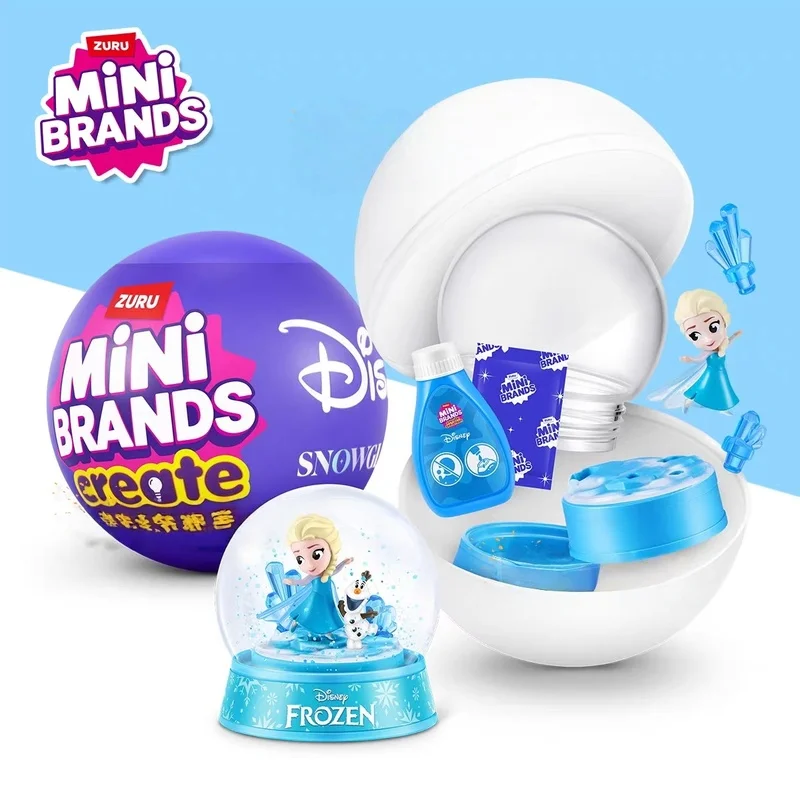 2026 In Stock New Hot Zuru Mini Brands Disney Crystal Ball Diy Capsule Assorted Toy Set Gifts Toys