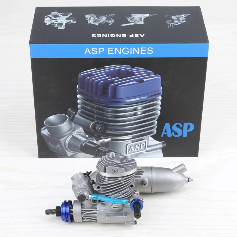 SANYE  ASP MAGNUM XLS E36 5.8CC Two Stroke Glow ABC  Methanol Nitro  Engine For RC Airplane