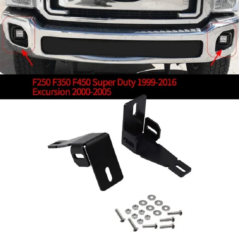 

SAAR Front Bumper Fog Light Mounting Bracket LED Work Spotlight Bracket Suitable F250 F350 F450
