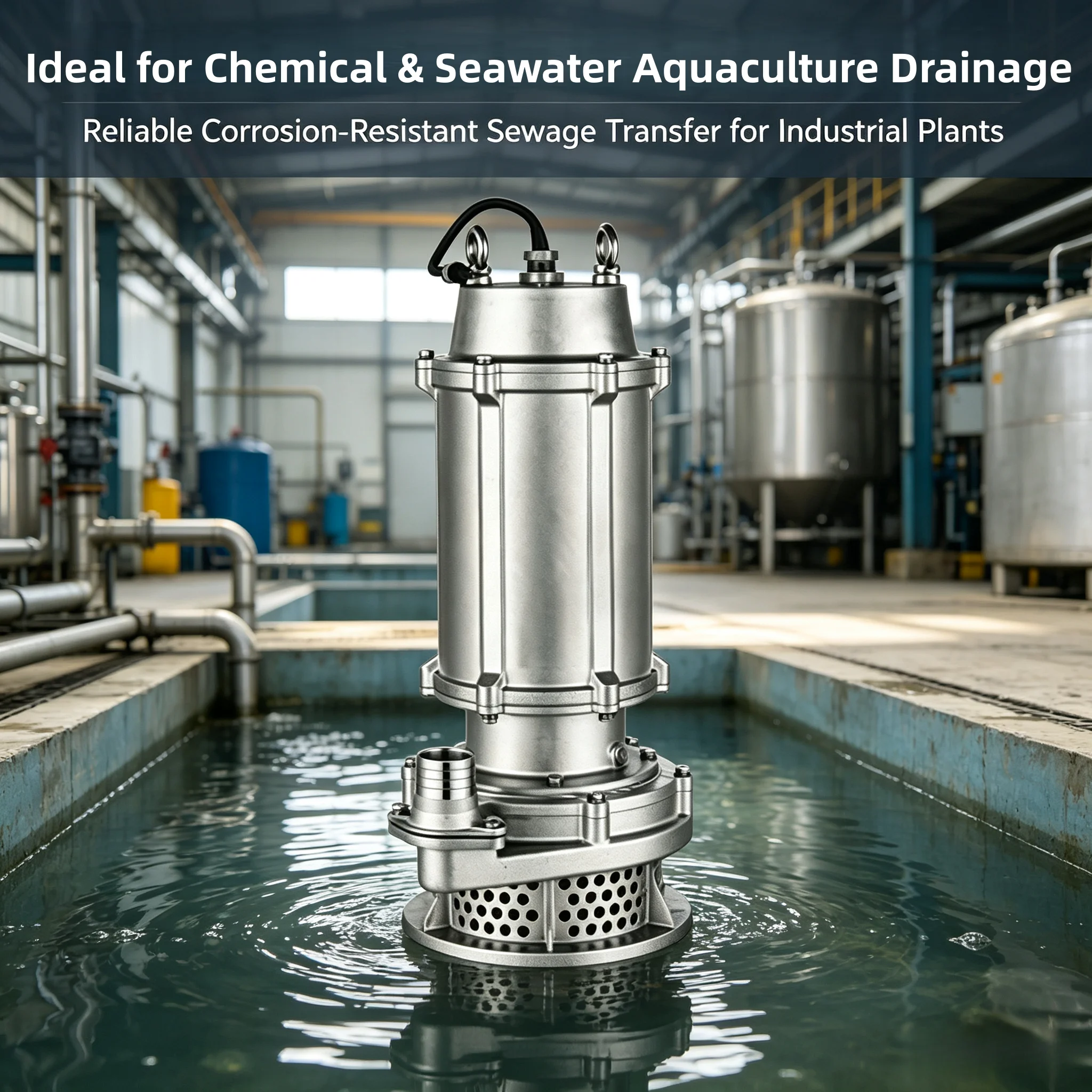 3 horsepower 2-inch 30 meter high-temperature submersible pump sewage pump