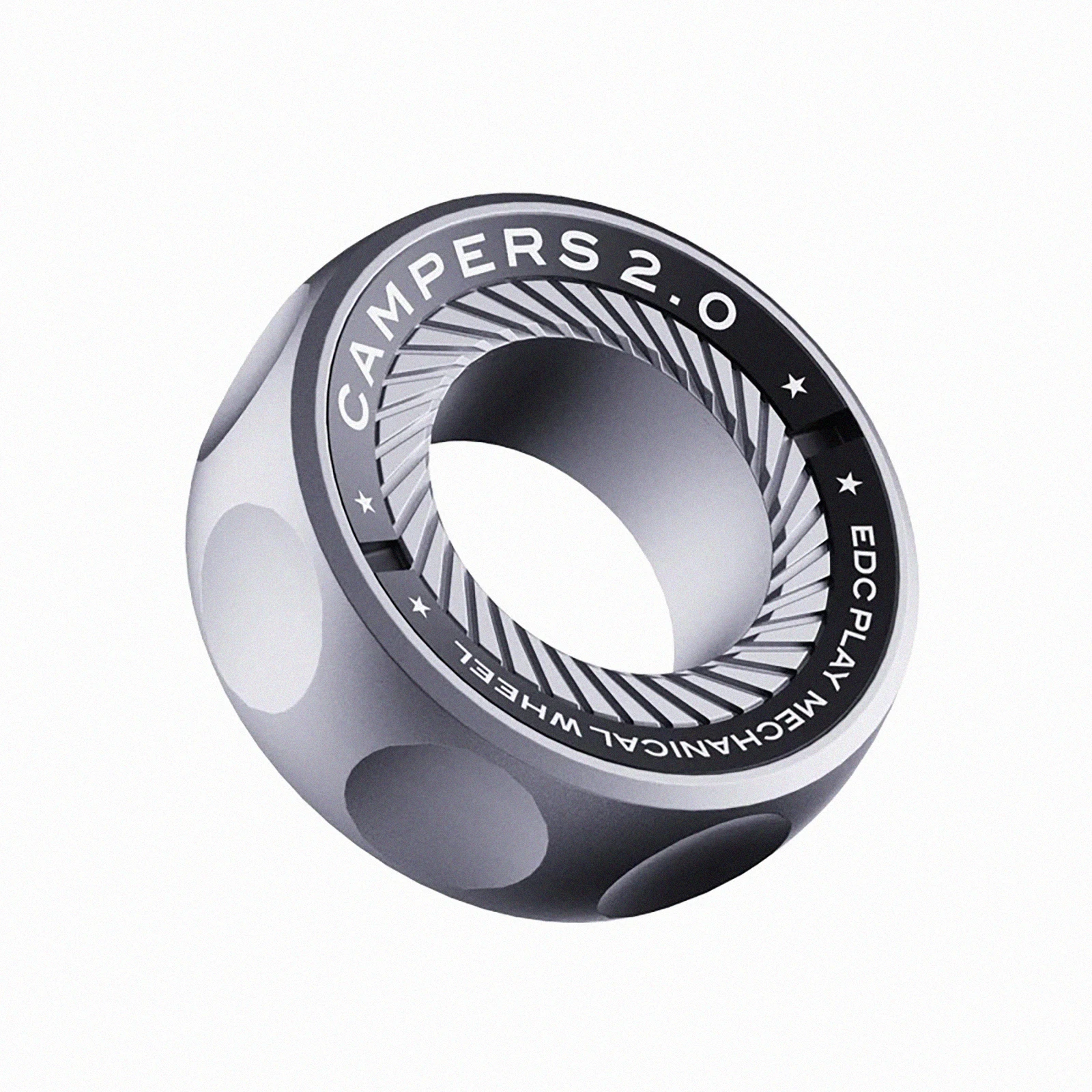 EDC Stormbreaker Stainless Steel Rotating Ring Magnetic Fidget Spinner Brass Tactile Gears Fidget Toy Metal Anti-Anxiety Gadget