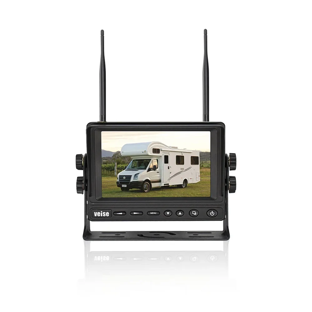 5inch Wireless Monitor System With Built-in Battery Reverse Camera for RV/Trucks Vehicle Reversing Aid