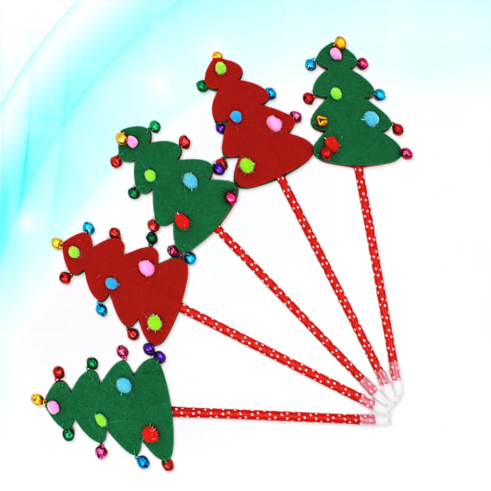 

3Pcs Festive Ball Pen Set Christmas Tree Theme Bright Colors Smooth Writing Pens for School Holiday Gift Pupil Ball Pen