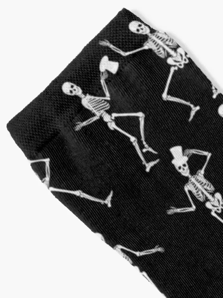 Dancing Skeletons Socks Christmas warm winter Men Socks Women's