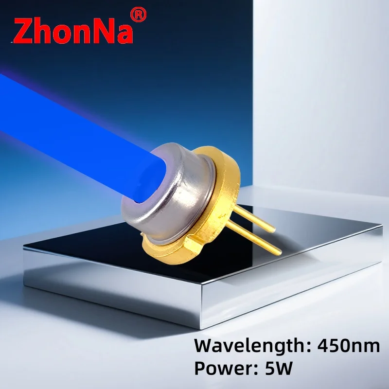 

450nm Blue Laser Diode Module ZN-LDB-006-J | High Power TO9 Package DIY Laser Sensor & Light Emitter for Electronics & Research