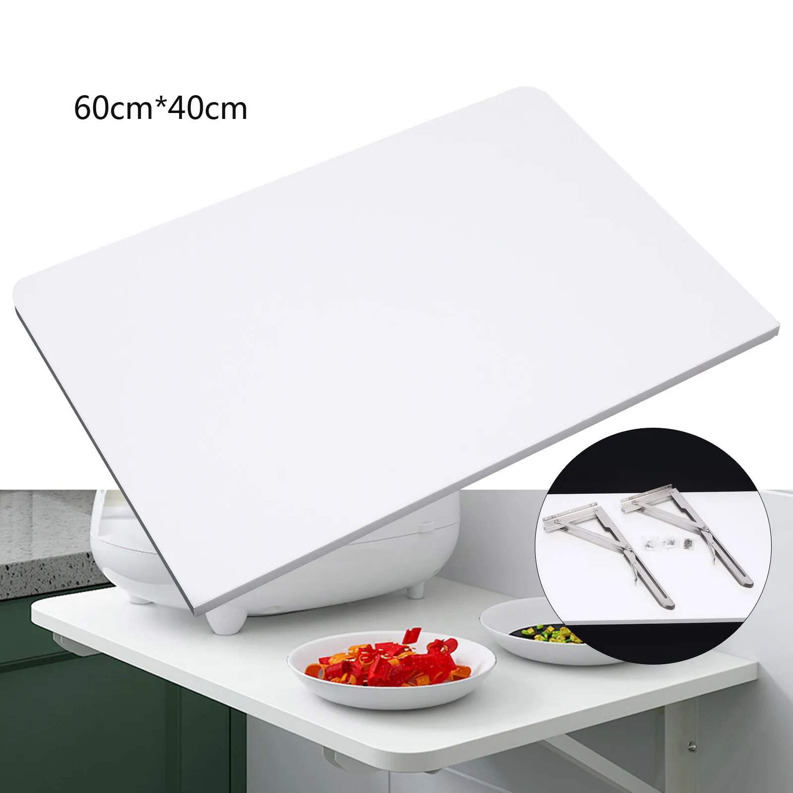 Home/Office Wall Mounted Floating Writing Table Durable Computer Desk Work Table