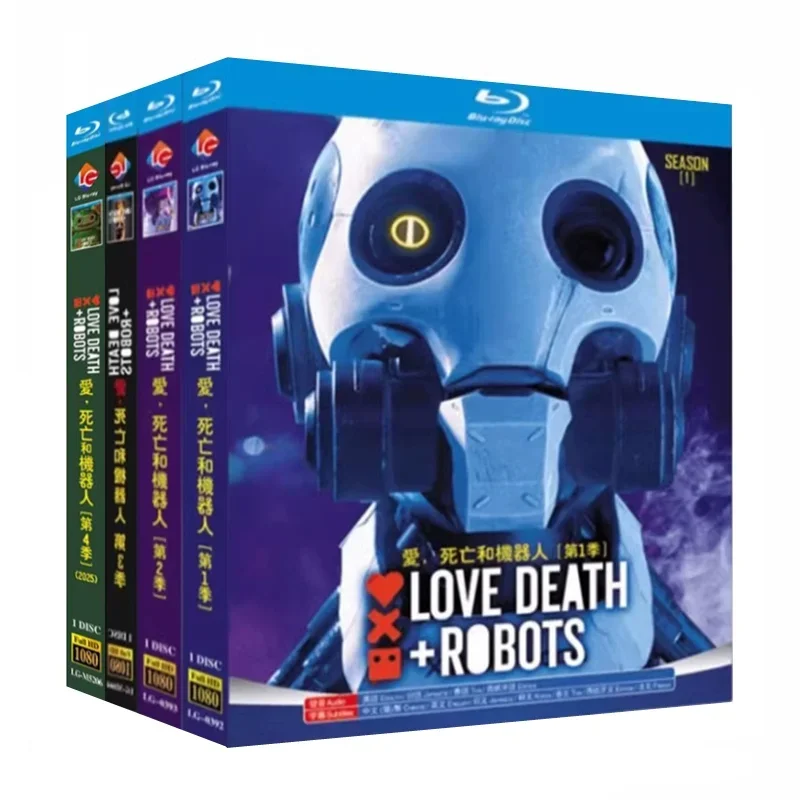 Love, Death & Robots Season 1-4 Blu-ray Disc DVD