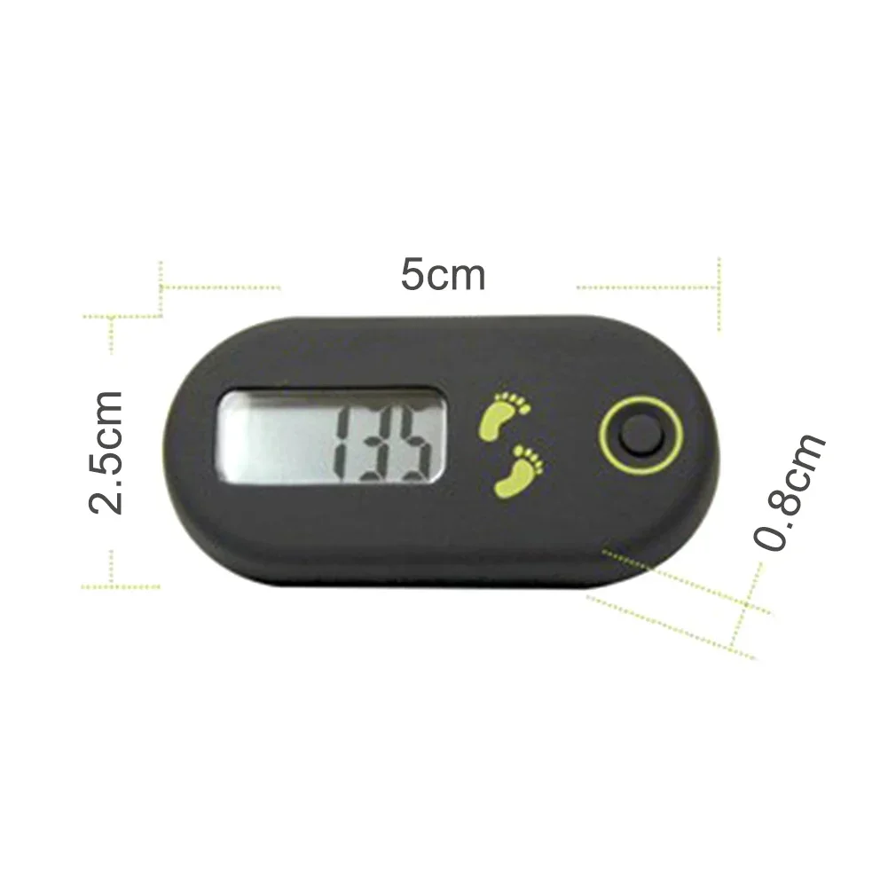 1pcs Portable Mini Pedometer For Walking Running Hiking Sports Training Accessories Single-function 3D Electronic Pedometer