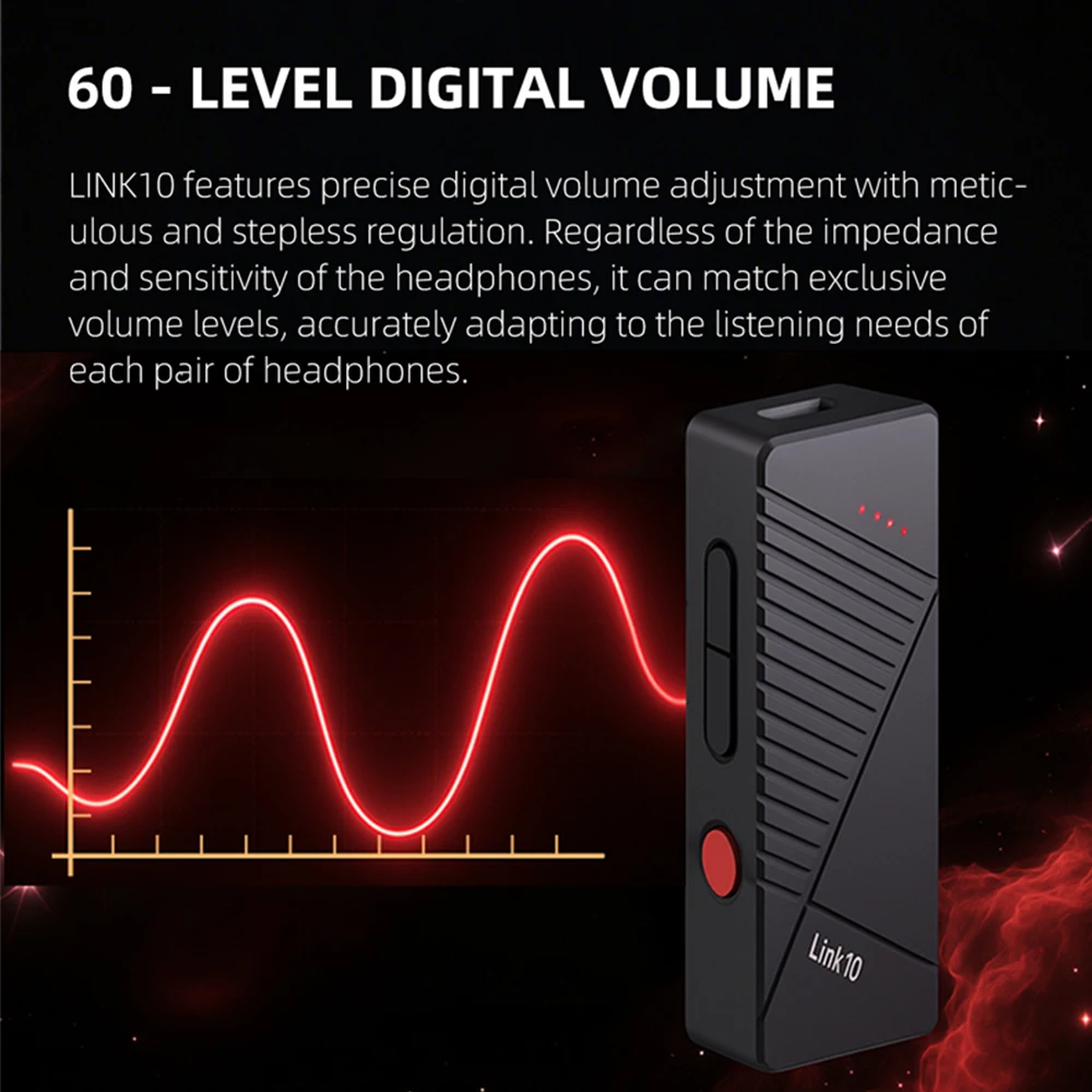 xDuoo Link10 USB DAC portatile TIPO C amplificatore per cuffie Dongle per telefono cellulare doppio chip CS43131 USB C decodificatore bilanciato da 4,4 mm