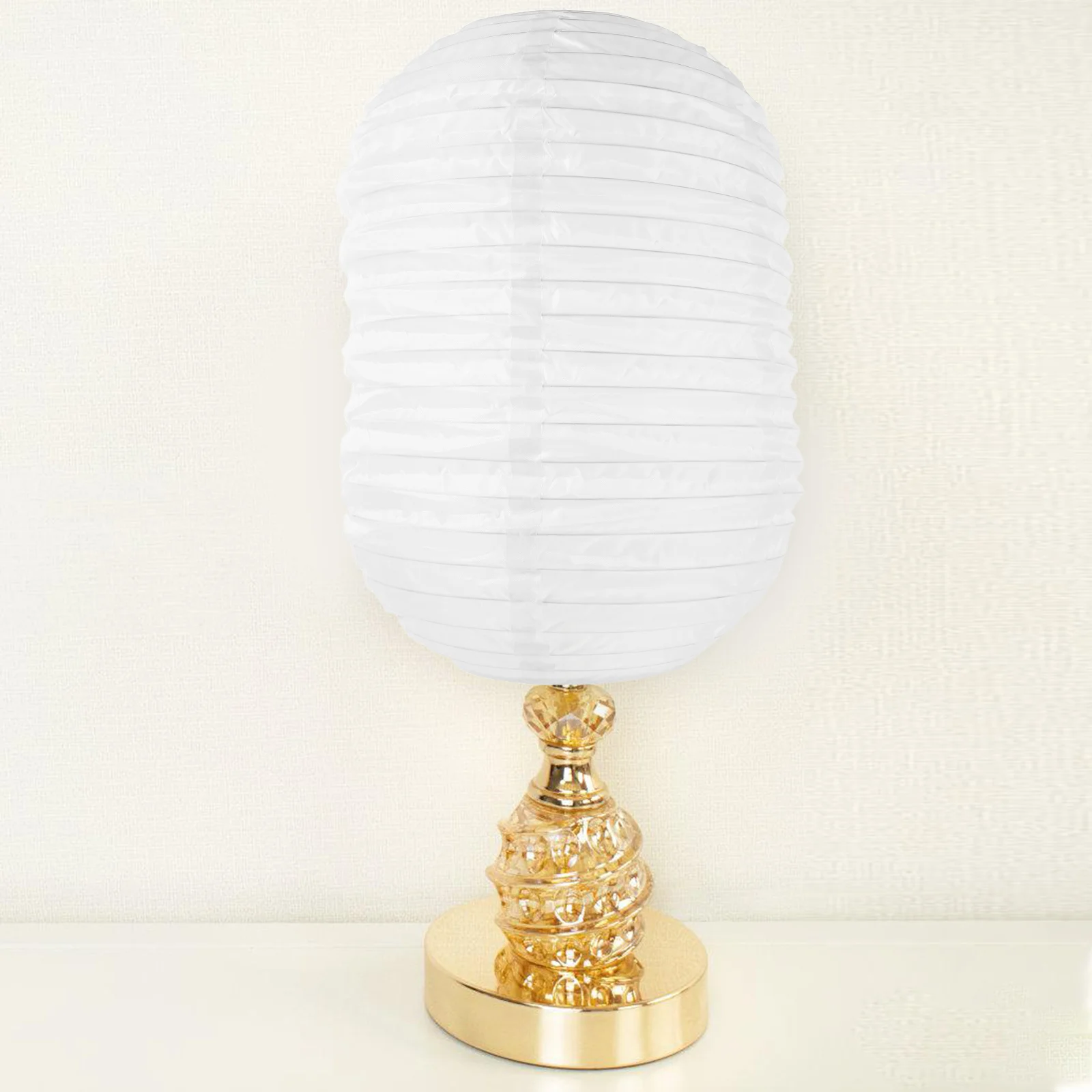 

1pcs European Style White Paper Lamp Shade Foldable Pendant Ceiling Light Cover For Bedroom Living Room Wedding Decor Floor Lamp