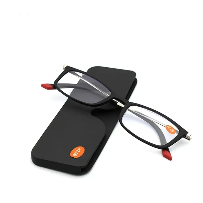 

Portable Reading Glasses For Men Women's Eyeglasses Frame With Diopter Thin Prescription Glasses Blue Light Blocking