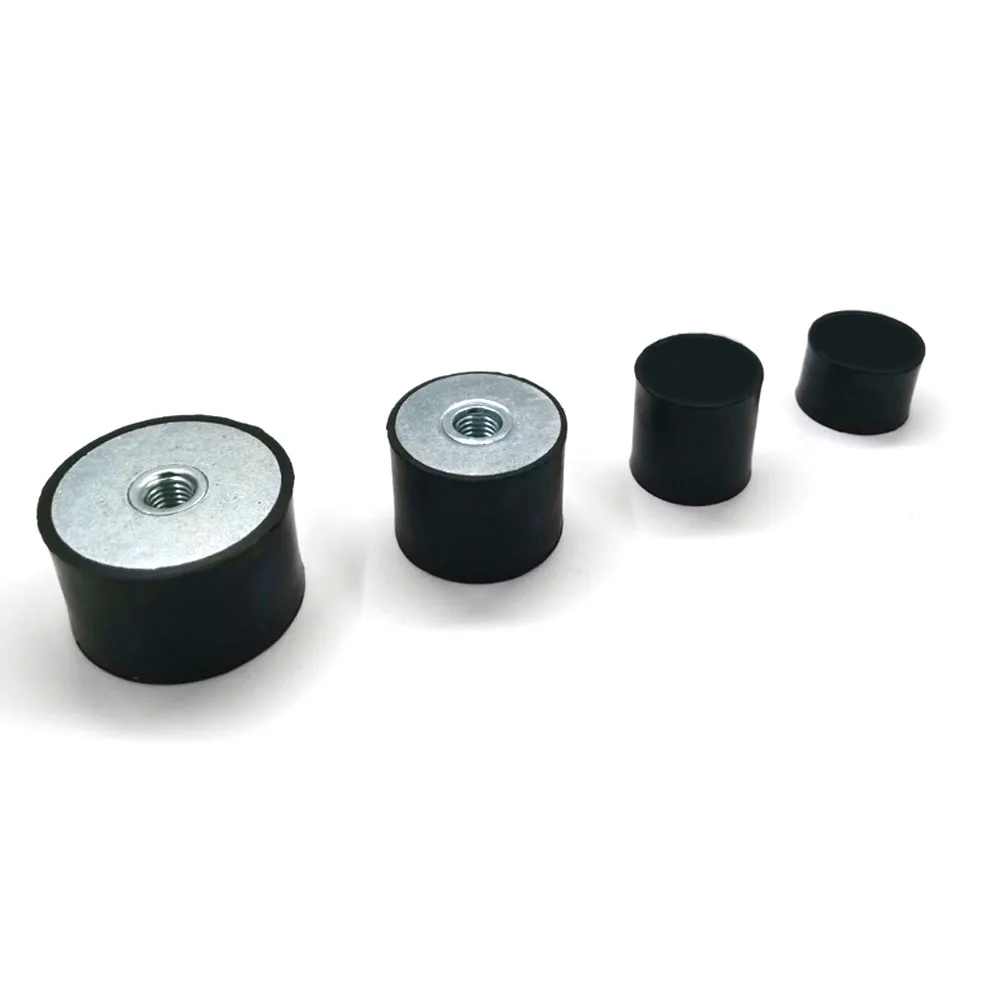 1PCS Rubber Shock Absorber M5/M6/M8/M10/M12 Female Thread Anti Vibration Isolator Mounts Bobbins Damper Silentblock Dia 15-80mm