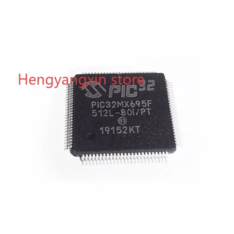 5 PCS PIC32MX695F512L-80I/PT  ,TQFP-100 ,PIC32MX695F512LT-80I/PT, Embedded Microcontrollers , 32-bit Microcontrollers - MCU,New