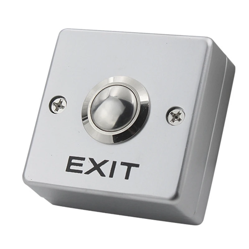 

ABRU-Mini Access Control Switch With Bottom Box Normally Open Self-Reset Exit Button For Access Control System