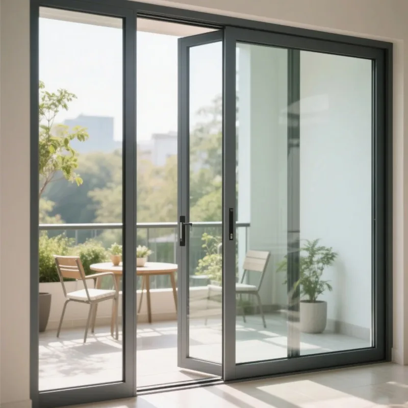 

Внешняя передняя раздвижная дверь индивидуального размера может быть изготовлена по индивидуальному заказу, сломанный мост, алюминиевый сплав, балкон, входная распашная дверь дома