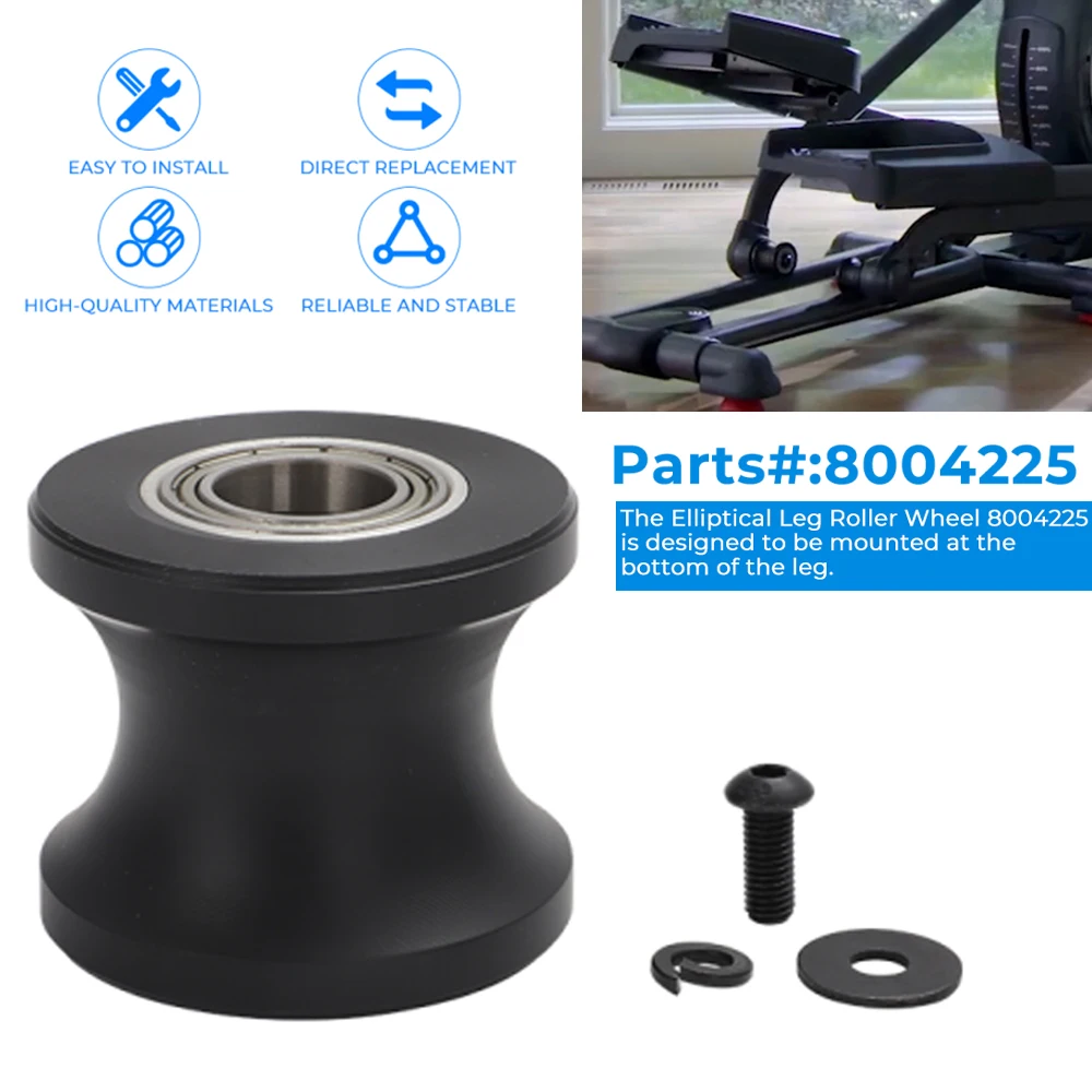 Elliptical Roller Wheel OEM Part U-groove Guide Wheel Kit For Schwinn Nautilus E430 E470