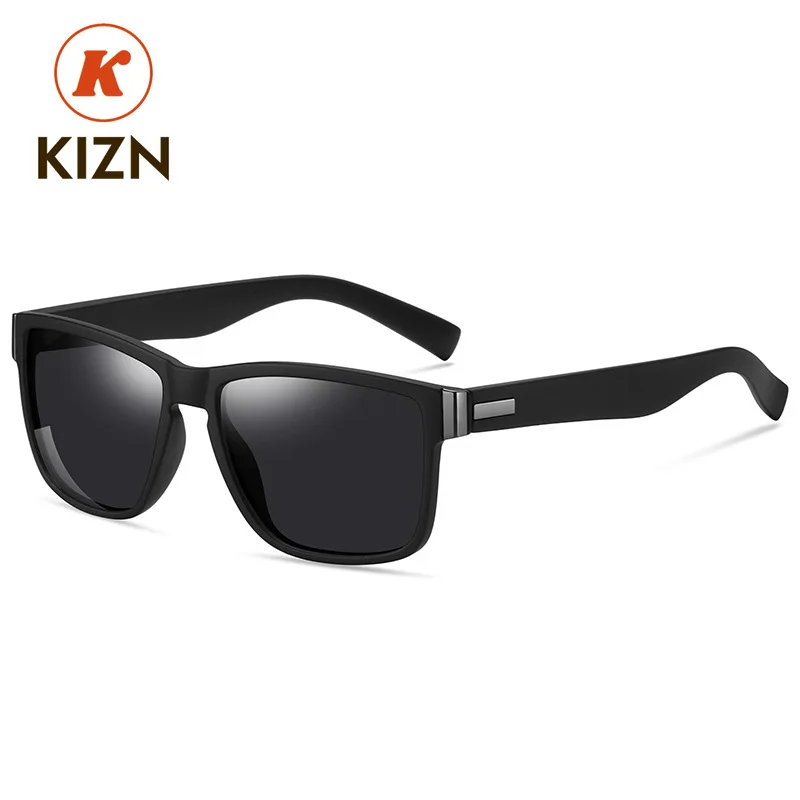 Kizn esportes miopia óculos de sol prescrição quadrada-0.5 a-6.0 feminino masculino polarizado lente colorida esportes míope astigmatismo