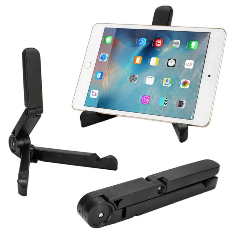 Universal Foldable Phone Tablet Holder Adjustable Bracket Desktop Stand Tripod Stability Support For iPhone 13 PRO MAX iPad