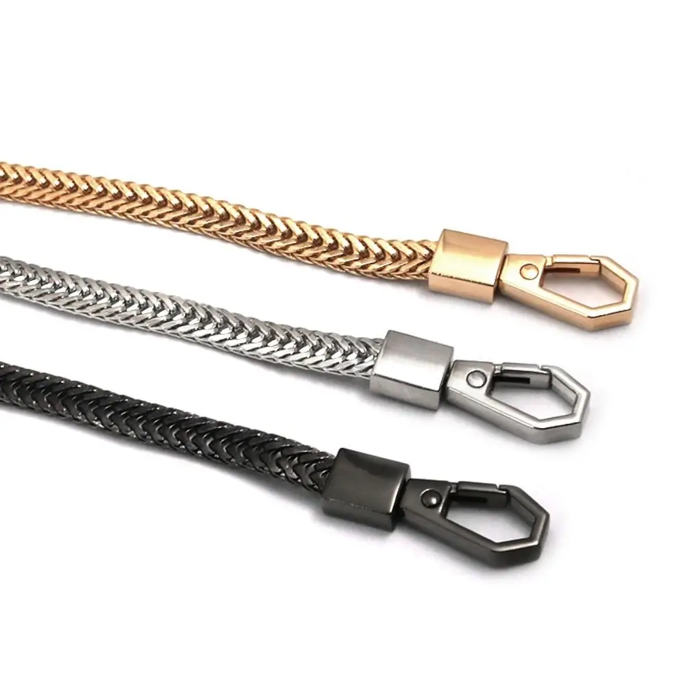 1PC 100/120cm Golden Bag Chain Accessories Metal Crossbody Shoulder Belt Underarm Chains Replacement Bags Strap For Women\'s Bag