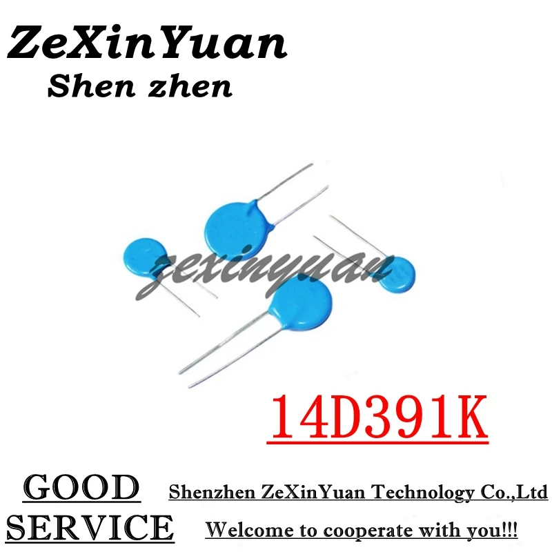 10 Cái/lốc 14D391K 390V 14D391 391KD14 14MM Varistor Piezoresistor