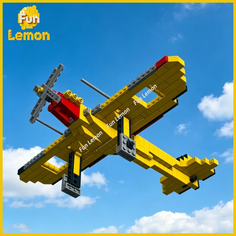 

High Reduction Military Aircraft MOC Building Blocks Classic Aviation Fighter Assembly Toy Hand Craft Model 330pcs