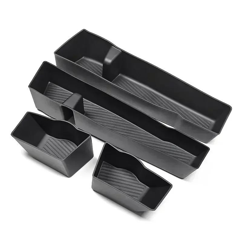 

For Jetour T2 Traveler 2023 2024 Door Side Storage Box TPE Front Rear Door Handle Organizer Tidying Car Accessories