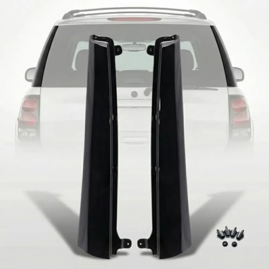 

Rear Hatch Lift Gate Window Side Molding Trim Right Left Pair Compatible with 2002-2009 Chevrolet Trailblazer Fits 2002-2006 Tr