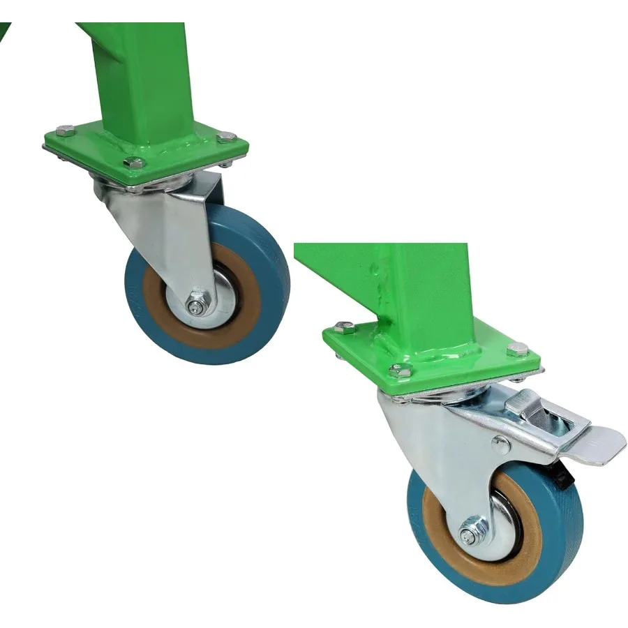 350 رطل دراجة نارية طاولة رفع مع 4 عجلات الهيدروليكية طاولة رفع عربة دراجة نارية مقص جاك الوقوف مع قفل دبوس J-الخطاف fo #4