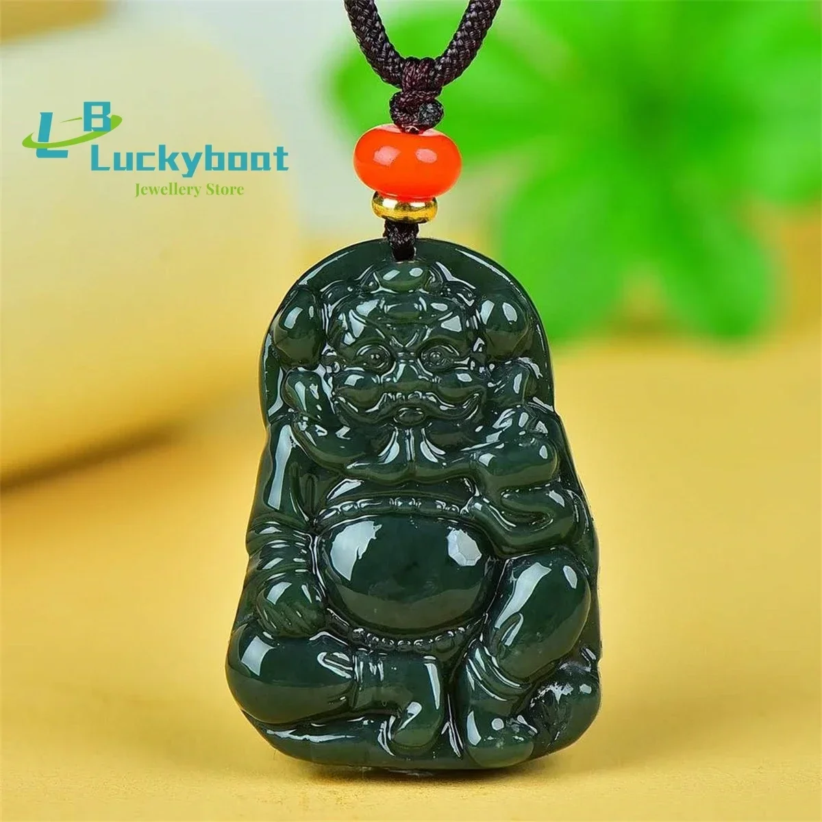 Natural Hetian Black Jade Zhong Kui Pendant Simple and Personalized Exquisite Fashion Versatile for Men and Women