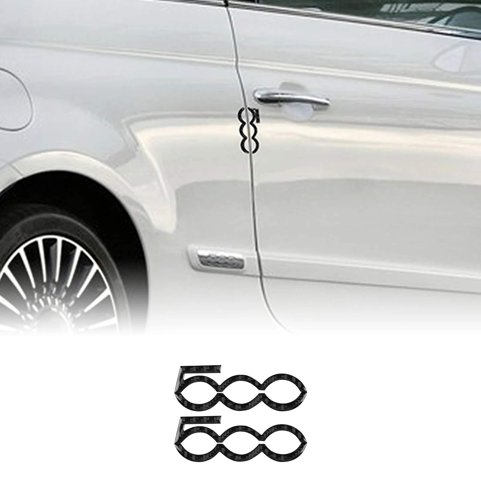

Настоящее мягкое углеродное волокно для Fiat 500 500C 2008-2024 Abarth 595 695 595C 695C 2012 2013 2014 2015 2016 2017 2018 2019 2020 2021 2022 2023 2024 Наклейка на декоративную накладку на дверь автомобиля