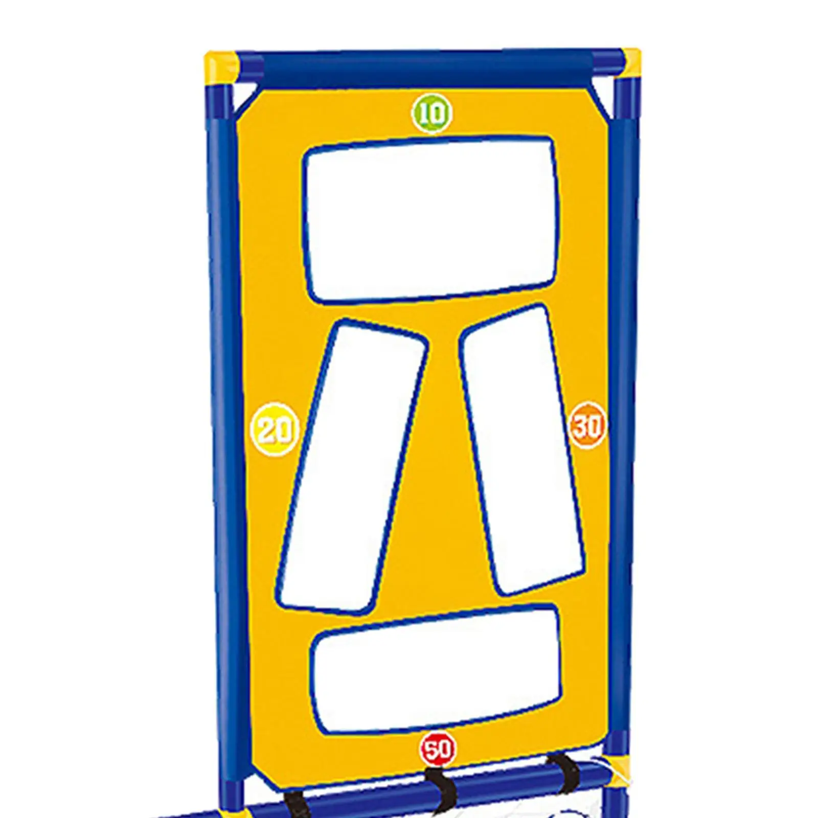 

Football Goal Basketball Board Disc Rack Folding 3 in 1 for Outdoor Children