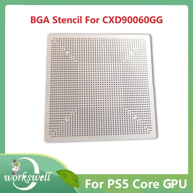 Bezpośrednie ciepło 90*90MM wzornik dla karty graficznej PS5 GPU CXD90060GG dla Sony konsola do gier GPU BGA Reballing wzornik naprawa narzędzia