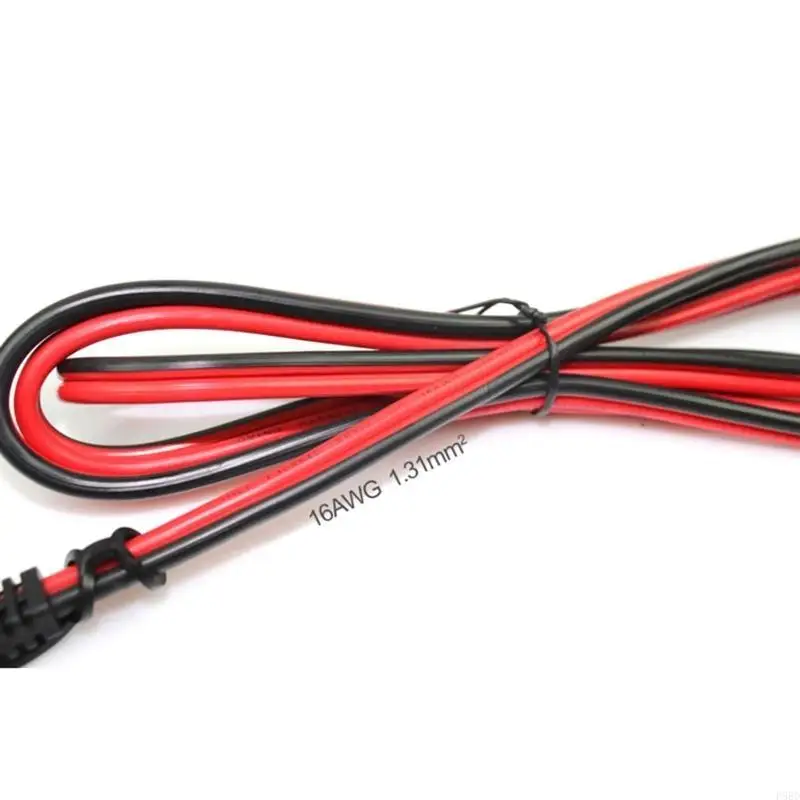 Battery Clips to 2-Pin SAE Quick Disconnect Plug 60cm 16AWG SAE Cable