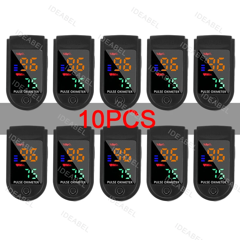 1-10P Finger Clip Oximeter Home TFT Oximeter Blood Oxygen Meter Portable Visual Fingertip Pulse Oximeter Saturation SpO2 Monitor