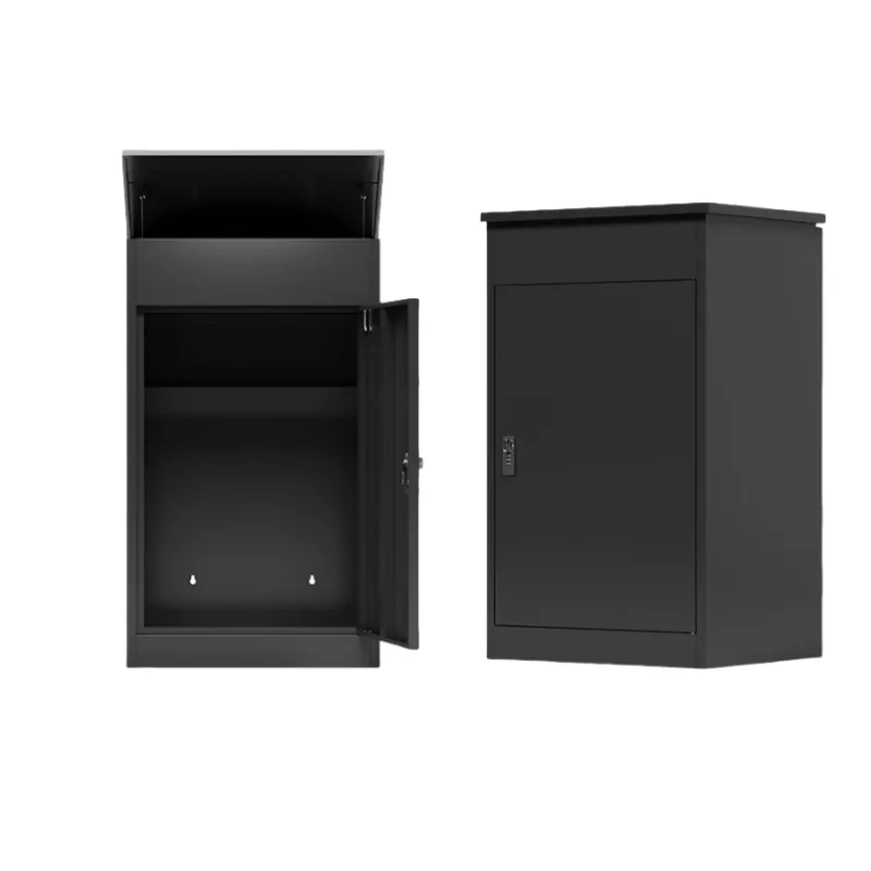 Large Secure Package Delivery Parcel Box Wall Mounted Outdoor Metal Package Delivery Drop Box for Villa Gate Use