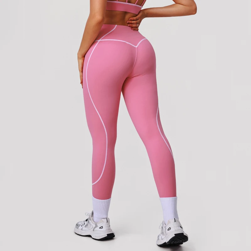 High Waist Yoga Leggings Women Super Soft Stretchy Workout Tights Sexy Close Fit Running Pants Female Breathable Sportswear