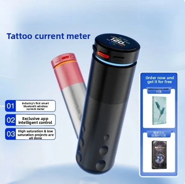 Current Meter Tattoo Embroidery Machine Direct Drive Full Throwing Point Eyebrow Eye Lip Wireless Tool