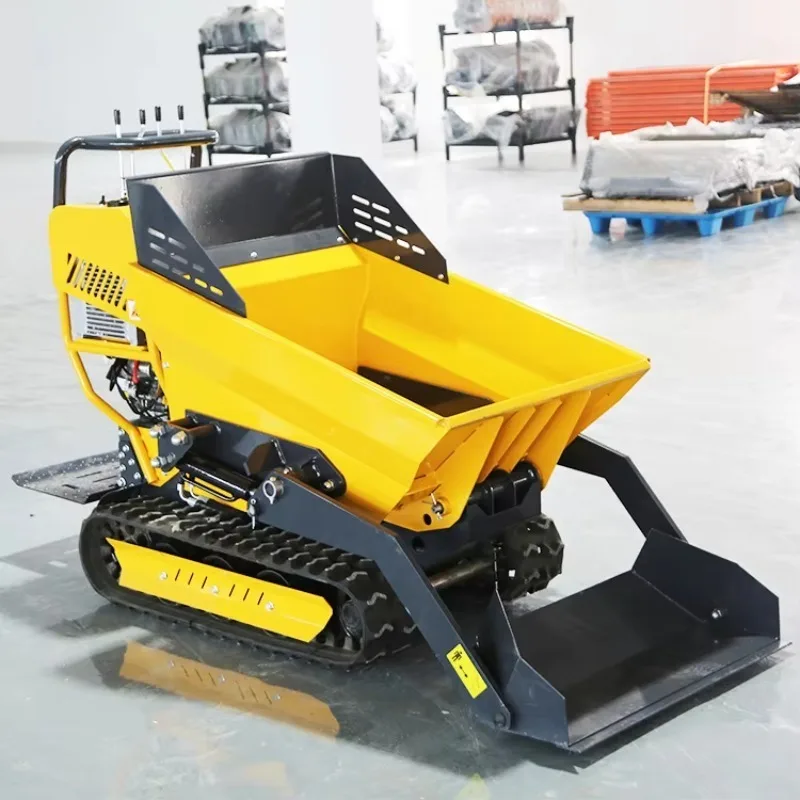 Self-Loading Crawler Mini Dumper 500kg Load Capacity All-Terrain Efficiency with Dump Truck Attachments for High Performance
