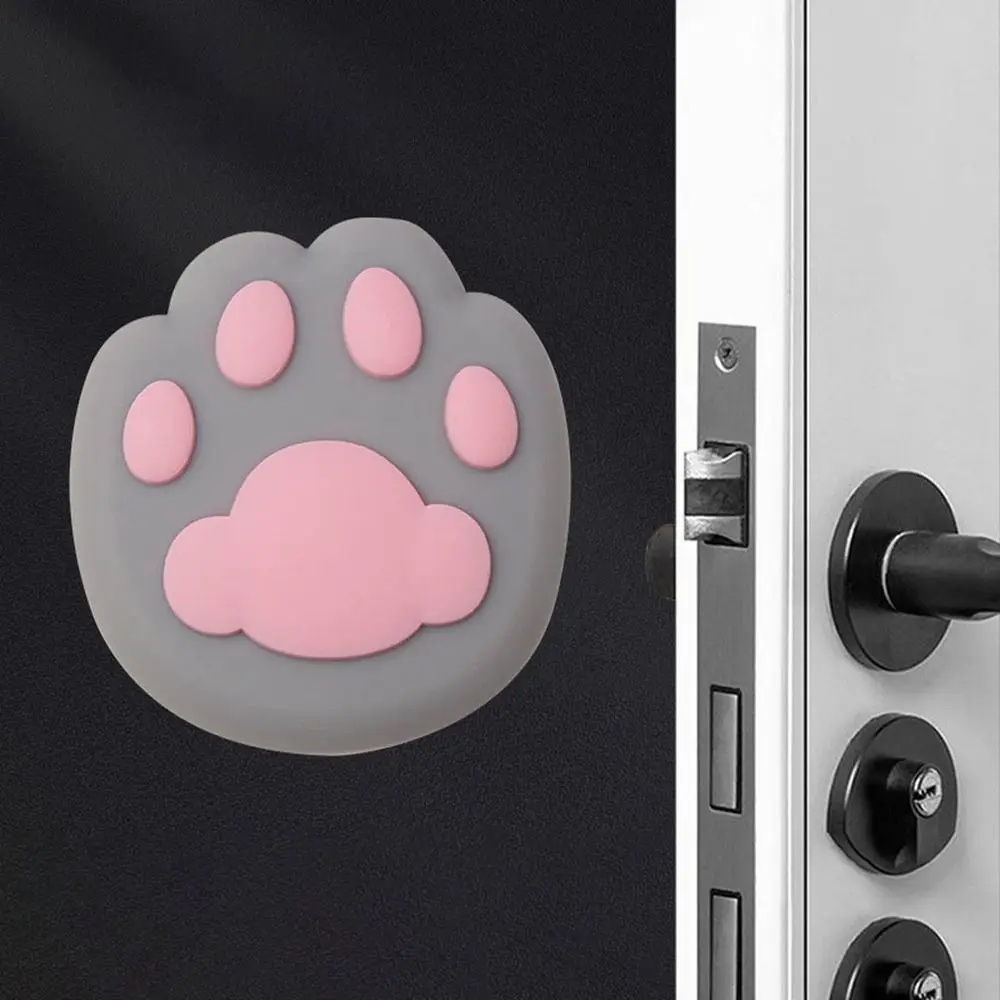 Silicone Door Stopper Buffer Guard Stoppers Wall Protectors Anti Collision pads Crash Pad Self Adhesive Protection stickers Door