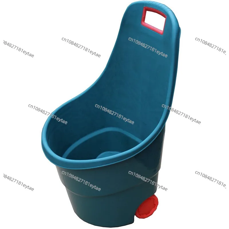 PP Material Simple Multi-purpose Garden Cart Portable Plastic Yard Tool Cart Trolley