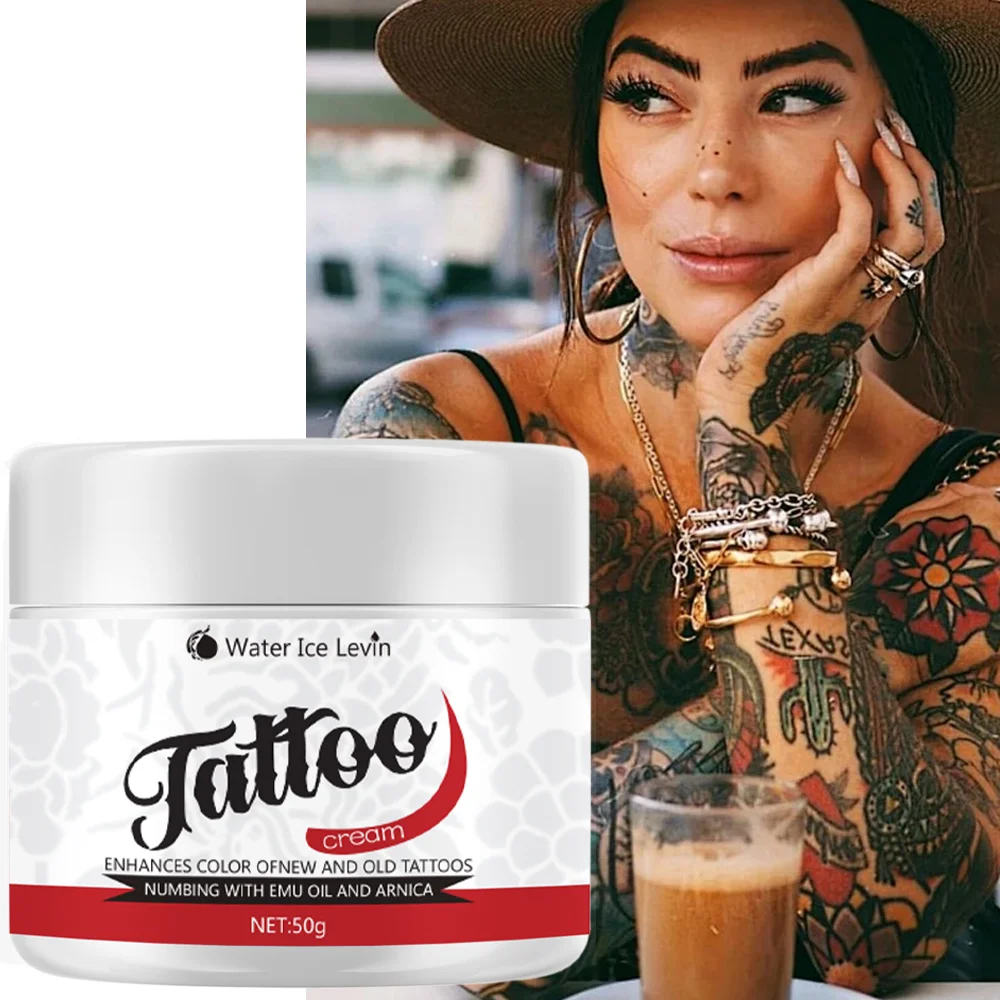 Tattoo moisturizer increases elasticity, nourish, moisturize and brighten skin care